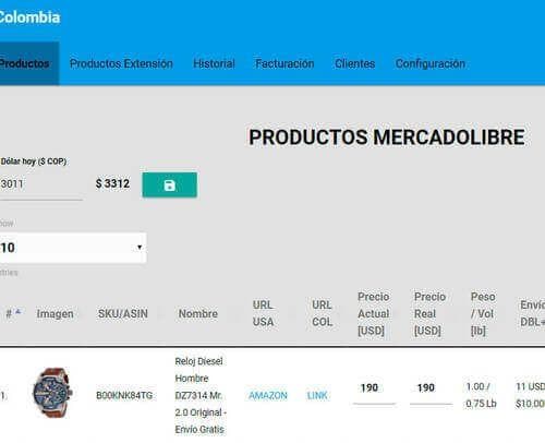 Extensión Chrome Dropshipping, Scraping Amazon - Mercadolibre