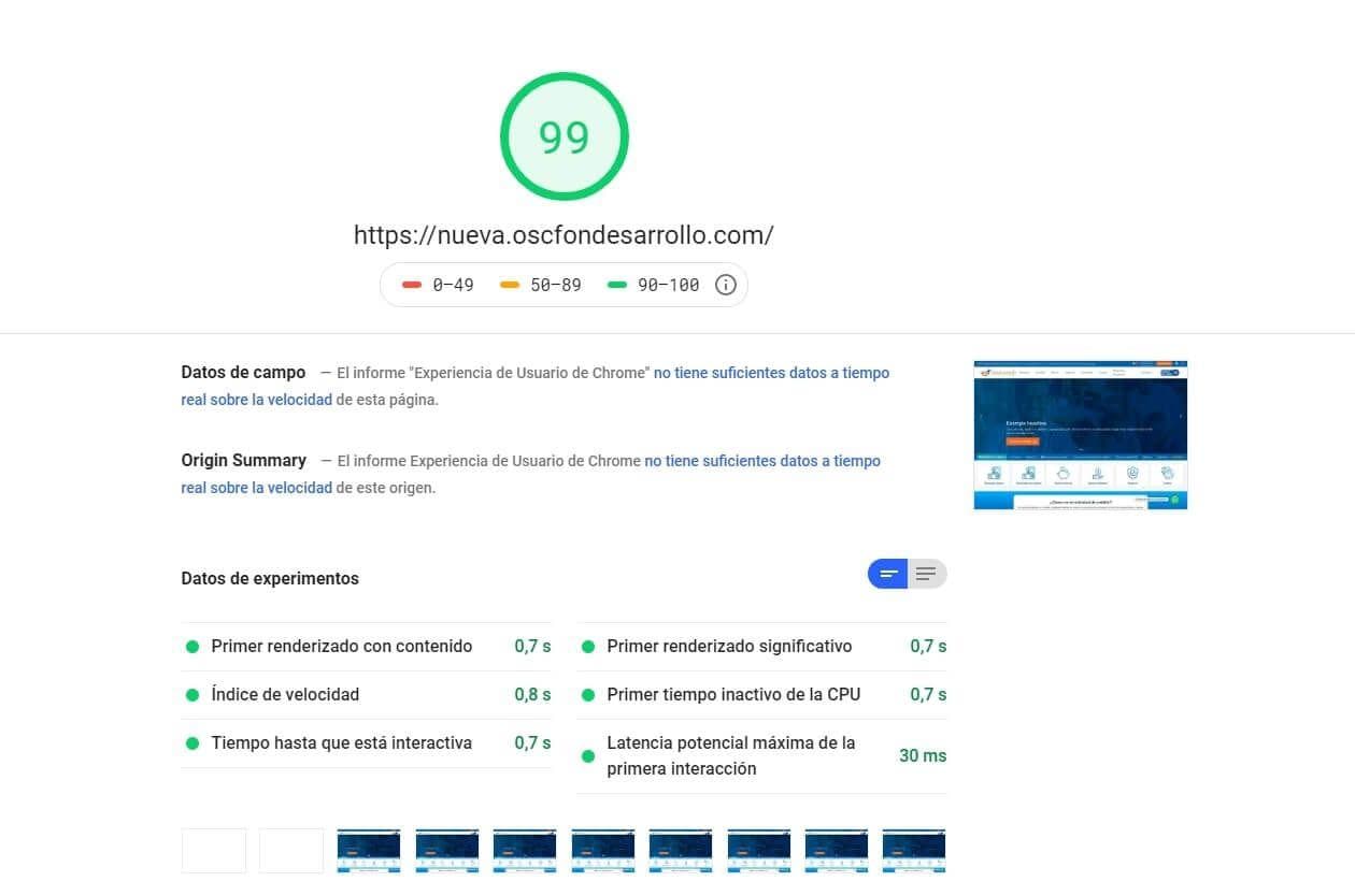 Optimización de sitios webs